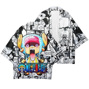 22 styles de costumes de <span class=keywords><strong>cosplay</strong></span> d'anime Haori Kimono, costumes d'été Luffy <span class=keywords><strong>Zoro</strong></span> Ace, manteau de <span class=keywords><strong>cosplay</strong></span>, t-shirt d'anime, costume - Product Image 5