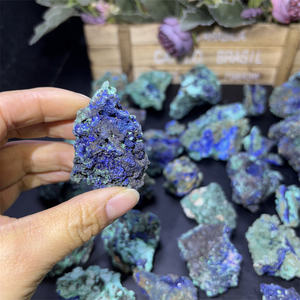 Commercio all'ingrosso naturale minerale minerale campione <span class=keywords><strong>cristallo</strong></span> Cluster di <span class=keywords><strong>cristallo</strong></span> Azurite curativa per la decorazione domestica - Product Image 2