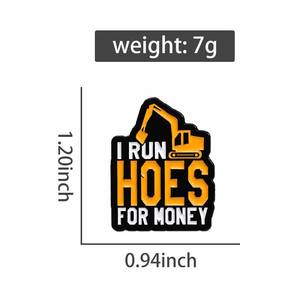 Pin de Esmalte con Diseño de Hombres que Corren por Dinero, Broche Metálico Creativo para Trabajadores, Insignia para Solapa, Mochila, Ropa, Joyería, Accesorios Decorativos - Product Image 6