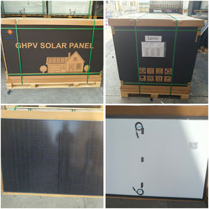 GHPV Panneau Solaire 400W 405W 410W 415W 420W N型面板Solares 10000 <span class=keywords><strong>W</strong></span>光伏全黑柔性太阳能电池板 - Product Image 3