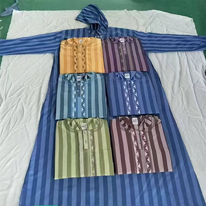 ثوب مغربي CCY للرجال قفطان دبي بأكمام طويلة مسلم غير رسمي xxocco مقنعين لفصل الصيف والشتاء مستوحاة من المغرب - Product Image 3