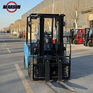 Nearsun Machinery 3-6m Lifting Height Battery Forklift 3ton 3000kg Electric Forklift Truck For Sale