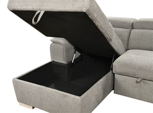 आपूर्तिकर्ता आधुनिक सोफे से बाहर निकाला गया आर्मचेयर चीन भंडारण कंटेनर के साथ सोफे बिस्तर के पीछे से बाहर निकाला गया - Product Image 5