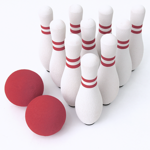 Jeu de <span class=keywords><strong>quilles</strong></span> en mousse NBR pour enfants, jeu de <span class=keywords><strong>quilles</strong></span> intérieur <span class=keywords><strong>et</strong></span> extérieur pour enfants de 3, 4, 5 ans, 10 broches, 2 balles-pour garçons <span class=keywords><strong>et</strong></span> filles - Product Image 3