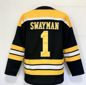 Maillot de hockey des Bruins de Boston # 1 Swayman # 88 Pastrnak # 63 Marchand # 4 Orr # 37 Collection d'uniformes cousus pour hommes Bergeron - Product Image 3