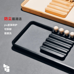 ถาดวางโทรศัพท์ไม้ไผ่ ถาดจัดเก็บของทรงสี่เหลี่ยมผืนผ้า กล่องใส่เครื่องเขียนสไตล์ไม้ธรรมชาติ กล่องเก็บของอเนกประสงค์ - Product Image 2