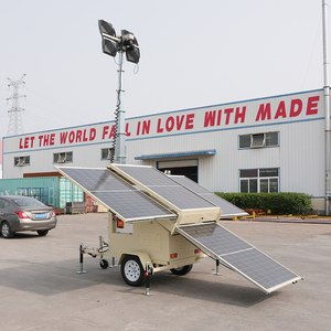 Điện năng lượng mặt trời chiếu sáng di động tháp 9M năng lượng mặt trời LED làm việc tháp ánh sáng cho trường hợp khẩn cấp sử dụng ngoài trời - Product Image 3