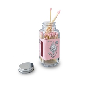 Hot Sale New Glass Bottle <strong>Matches</strong> Mix Colors Matchsticks Custom Safety <strong>Matches</strong> <strong>in</strong> <strong>Jar</strong> - Product Image 6