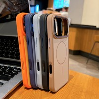 Funda Protectora para iPhone 17 Air, 17e, 16, 15, 14, 12, 11, 13 Pro Max, 18, Oficial, con Ventana Grande, Suave, Antigolpes, Magnética