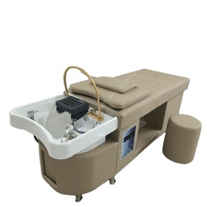 KISEN Sillón de Masaje Japonés para Lavado de Cabello con Vapor y Terapia de Agua, Cama de Masaje para Spa Capilar - Product Image 1
