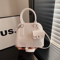 Sac transparent en PVC, sac à main tendance et polyvalent pour femme, sensation de luxe, grande capacité, sac bandoulière, mini sac à main