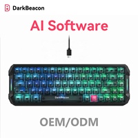 Teclado Mecánico para Juegos Flux 68 con Efecto Hall Magnético, Diseño ANSI, Resistente a Derrames, 68 Teclas, Respuesta Rápida, RGB, USB-C, Negro