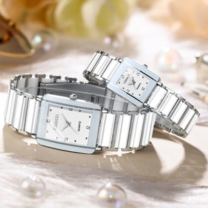 Reloj de Pareja CHENXI, Reloj de Marca de Alta Gama Resistente al Agua para Hombre y Mujer con Correa de Cerámica y Metal, Relojes Para Mujer - Product Image 3