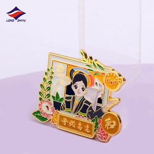 Longzhiyu 18 Năm Anime Pin Các Nhà Sản Xuất Tùy Chỉnh Kim Loại Mềm enmael Phim Hoạt Hình Pin Huy Hiệu Doanh Nghiệp Logo Lưu Niệm Trâm Pin - Product Image 6