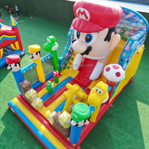 Tobogán Inflable <span class=keywords><strong>Super</strong></span> <span class=keywords><strong>Mario</strong></span>, Combo de Brincolín Comercial para Adultos, Castillo Inflable para Niños con Soplador de Aire, Tamaño Personalizado - Product Image 1