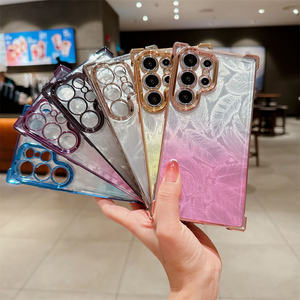 <span class=keywords><strong>Cover</strong></span> in TPU placcato con piume Laser per <span class=keywords><strong>Samsung</strong></span> <span class=keywords><strong>A54</strong></span> A15 S22 S23 Plus S24 Ultra custodia per telefono - Product Image 1