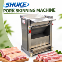 Machine à trancher la viande fraîche avec fonction de retrait de la peau de porc