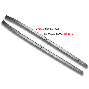 Barra portaequipajes <span class=keywords><strong>para</strong></span> techo todoterreno, plástico, negro, plateado, ABS, deportivo, estilo <span class=keywords><strong>integrado</strong></span>, portaequipajes <span class=keywords><strong>para</strong></span> techo <span class=keywords><strong>para</strong></span> Toyota RAV4 2020 2021 2023 2024 - Product Image 4