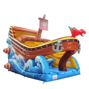 WINSUN New Design Commercial Inflatable Pirate Ship Slide Inflatable Dry Slide Outdoor Playground Big Water Slides For Sale