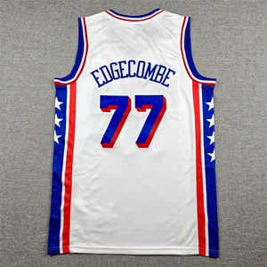 Maillot de basketball rétro pour homme 2026, style moderne, cousu, VJ Edgecombe, Jared <span class=keywords><strong>McCain</strong></span>, Joel Embiid, Allen Iverson, Tyrese Maxey, Tailles S-2XL - Product Image 3