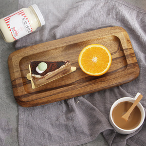 Planche en bois de zèbre, plateau en bois massif, planche à pain domestique, plaque à pizza, planche à découper multifonctionnelle avec logo gravé - Product Image 4