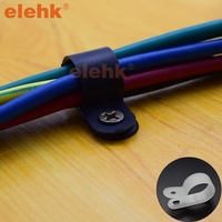 Serre-câble en nylon de type R en plastique, fixation par vis, serre-câble en plastique de type R, serre-câble en U, CC-2, CC-3, CC-4, 6.4R, 8.4R, 5.3R