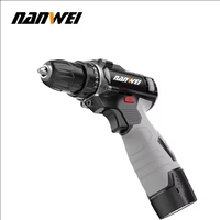 NANWEI prix d'usine perceuse électrique portable 21V perceuse électrique au lithium perceuses sans fil pour usage domestique