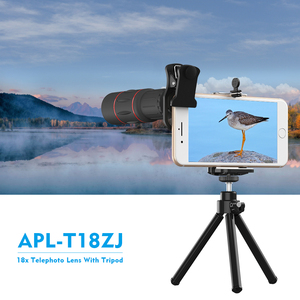 Objectif de caméra pour téléphone portable APEXEL 18X téléobjectif zoom télescope avec trépied pour smartphone - Product Image 2