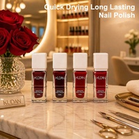 KUDAN 20Y Vernis à ongles rouge pelable à séchage rapide longue durée sans odeur CPNP HALAL ISO22716 Vente en gros OEM Faible MOQ