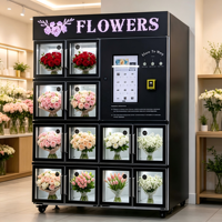 JOYVEND Distributeur Automatique de Fleurs Commercial – Machine à Fleurs Automatique pour Rue et Centre Commercial