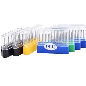 Frese Diamantate Dentali per Manipolo ad Alta Velocità, Media FG 1.6mm, Impugnatura a Frizione Diamantata <span class=keywords><strong>MANI</strong></span> - Product Image 1