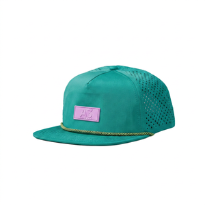 Gorra A3 Snapback Teal de 6 Paneles, Malla Ajustable, Unisex, Casual, Transpirable, para Primavera/Verano - Product Image 4