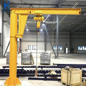 Grúa Giratoria de Brazo Articulado Hugecrane a Precio Económico, Grúa Portátil Pequeña con Rotación de 360 Grados, Columna Fija, 5 Toneladas, 6 m de Alcance - Product Image 6