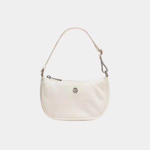 Sac fourre-tout mini en nylon pour femme Lulu's Home, fermeture éclair, décoration lettres, doux, petite taille, pour le travail, tendance printemps 2025 - Product Image 3