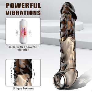 Kristal grosir lengan <span class=keywords><strong>Penis</strong></span> pria masturbasi mainan seks dewasa pemijat populer elektrik titik stimulasi <span class=keywords><strong>Vibrator</strong></span> untuk pria - Product Image 2