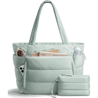 Ensemble de sacs à bandoulière en polyester imperméable, grande capacité, multi-poches, fermeture éclair, sac à bandoulière pour les voyages, le travail, l'usage quotidien