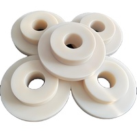 Composants usinés en nylon PA6 renforcé, blocs de support et de positionnement, plaquettes en nylon résistantes à l'usure et pièces en plastique sur mesure
