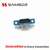 Conector Rectangular de Soldadura Micro-D J30-15ZKSL con Carcasa de Plástico, Serie J30, para Vehículos No Tripulados