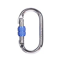 Mosquetons 25KN pour hamacs de yoga, camping, verrouillage robuste, léger, mosqueton d'escalade