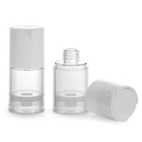 Flacon pulvérisateur sans air rechargeable vide 30ml 50ml 100ml en plastique pour lotion, shampoing et poudre libre