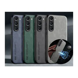 Custodia magnetica per Samsung S21 S22 Pro S22 custodie per telefoni Ultra in pelle per Galaxy A71 4G 5G Back per cover iPhone