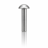 Rivets aveugles en acier inoxydable zingué à tête ronde, fixations industrielles certifiées ISO15977 pour projets d'assemblage de tôles