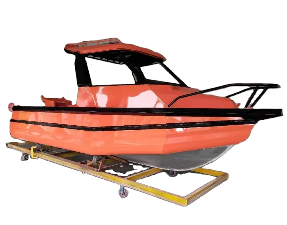 20ft 6m in Alluminio barca da pesca Easycraft wth cabina in colore Arancione