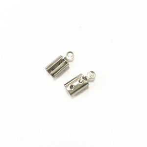 Boucle de bijoux en acier inoxydable, clip pour cordon de 4 mm, sans nickel, pour connecteur de bracelet ou collier - Product Image 2