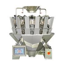 Pneumatische automatische verticale kussenverpakkingsmachine voor nachos, fruitsnacks en chips met dranken, gevuld met stikstof.