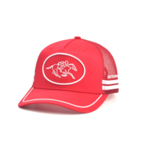 Casquette Trucker Personnalisée Brodée, Casquette Trucker 5 Panneaux, Casquette Trucker avec Patch Brodé Personnalisé, Casquette Trucker en Maille en Gros pour Hommes