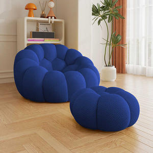 Fauteuil de football à bulles <span class=keywords><strong>en</strong></span> tissu tapisserie, canapé compressé sous vide, style bohème, confortable, éponge haute densité, rangement facile - Product Image 3