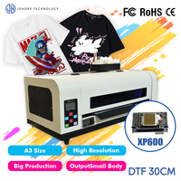 Impresora DTF Profesional A3 de 30 cm, Máquina de Impresión Textil con Sistema XP600