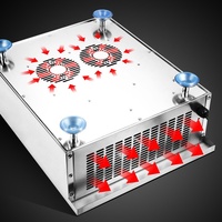 Cuisinière électrique industrielle portable Keyan - 4000W, plaque en cristal poli, cuisinière électrique commerciale simple à bouton-poussoir pour hôtel