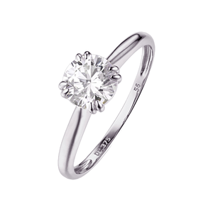 OAHLAN Joyería Fina, Anillo de Compromiso y Matrimonio para Mujer, Plata de Ley 925 con Moissanita, Seis Puntas, Regalo - Product Image 4